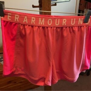 Under Armour Women's Vibrant Pink Athletic Shorts